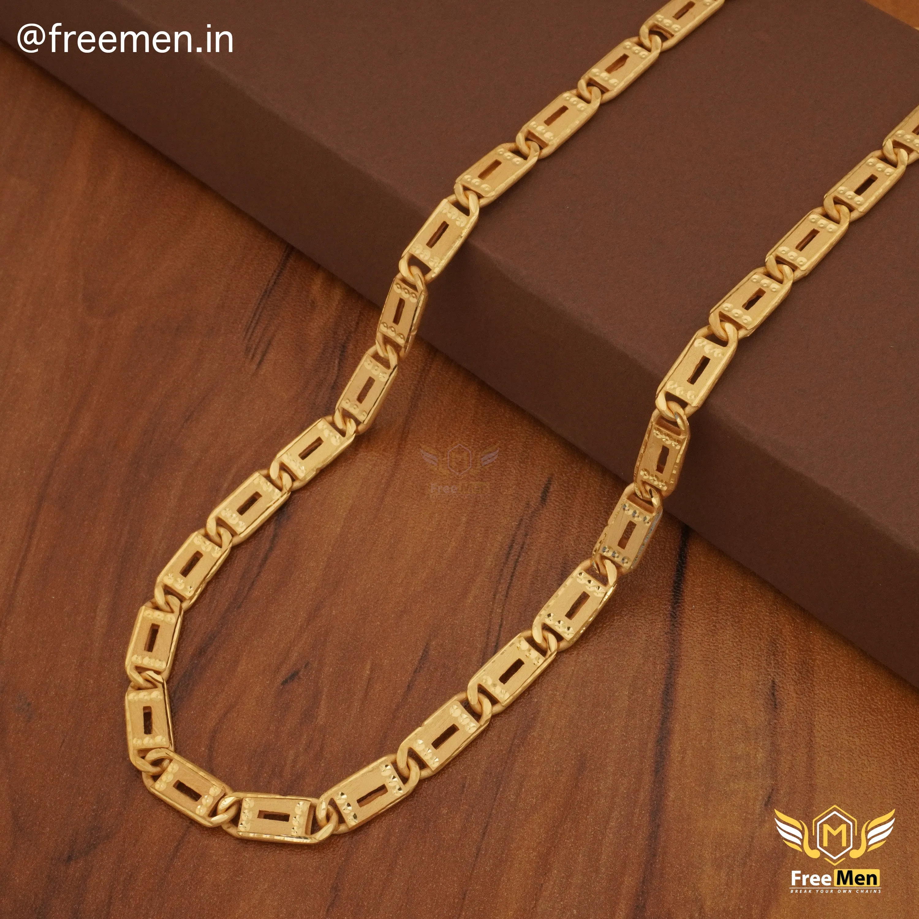 Freemen Fascination Line Nawabi Gold Plated Chain - FMGC21