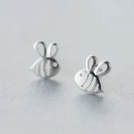 Fresh Accessories - Bees Sterling Silver Stud Earrings