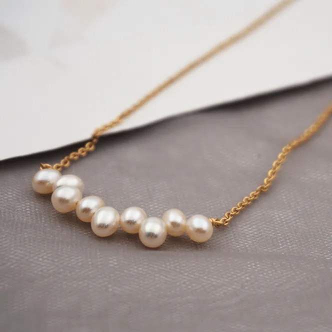 Friancie Pearl Choker Necklace