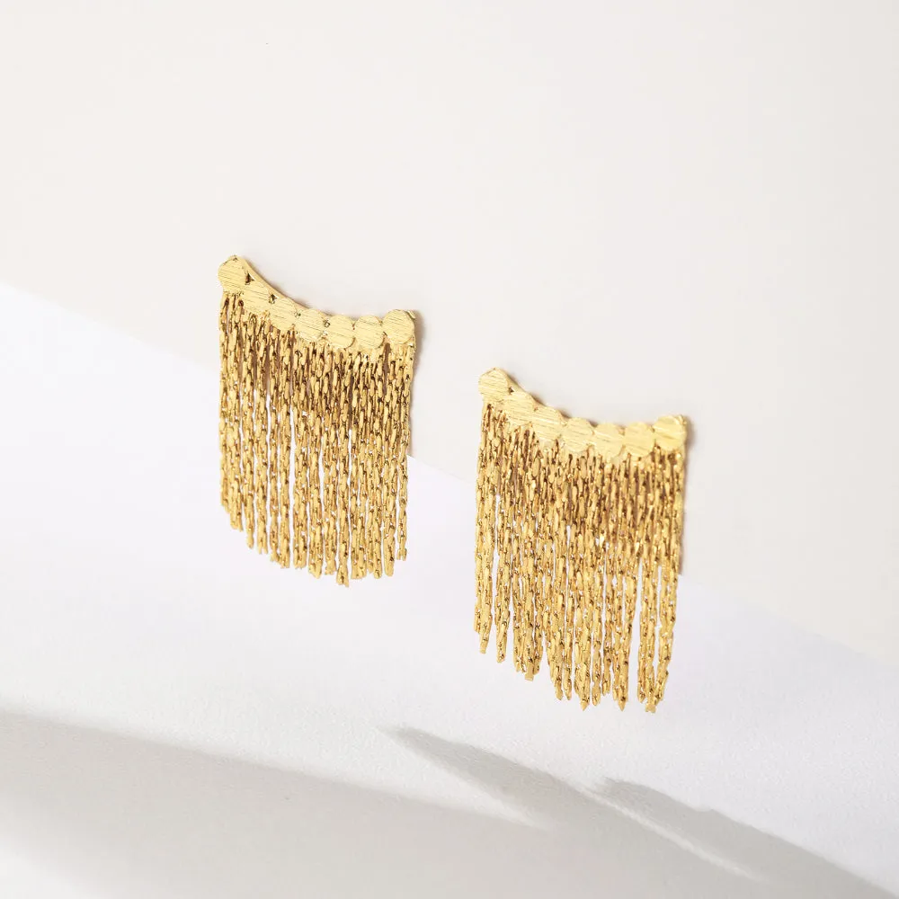 Fringe Tassel Dangle Earrings