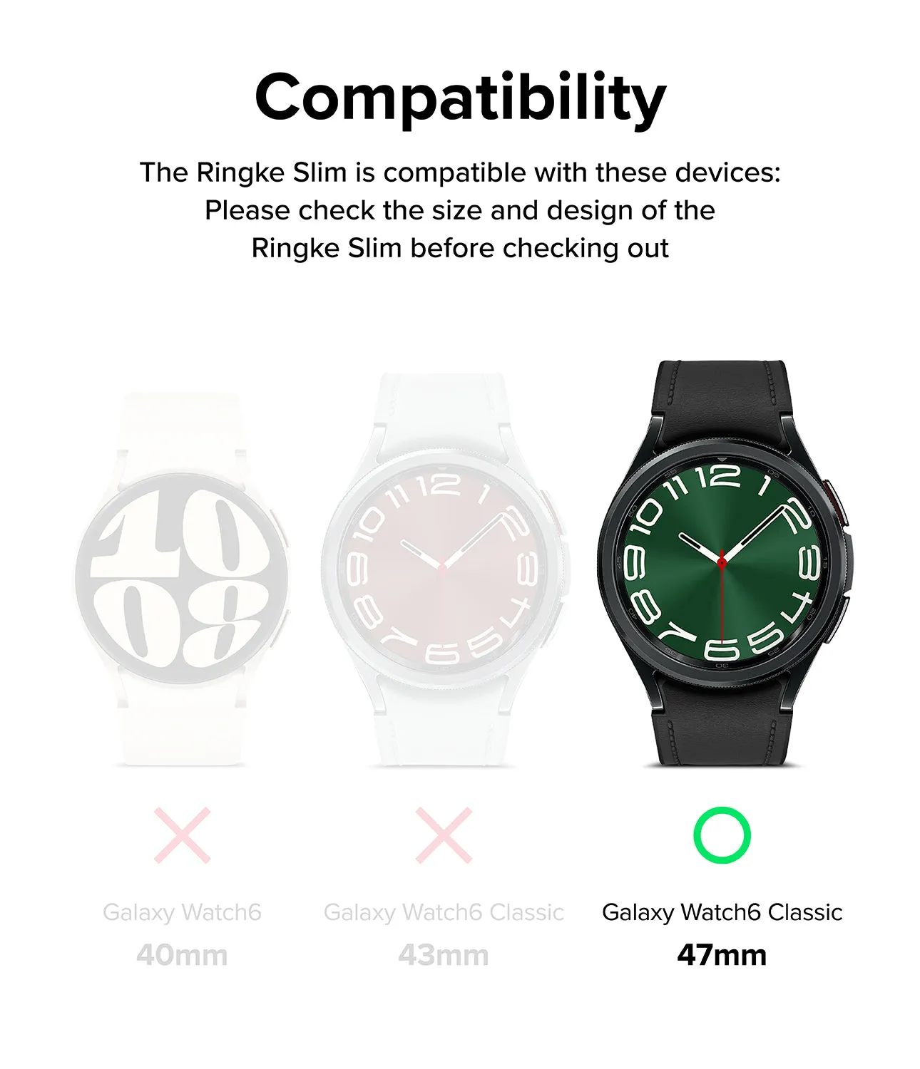 Galaxy Watch 6 Classic 47mm Case | Slim