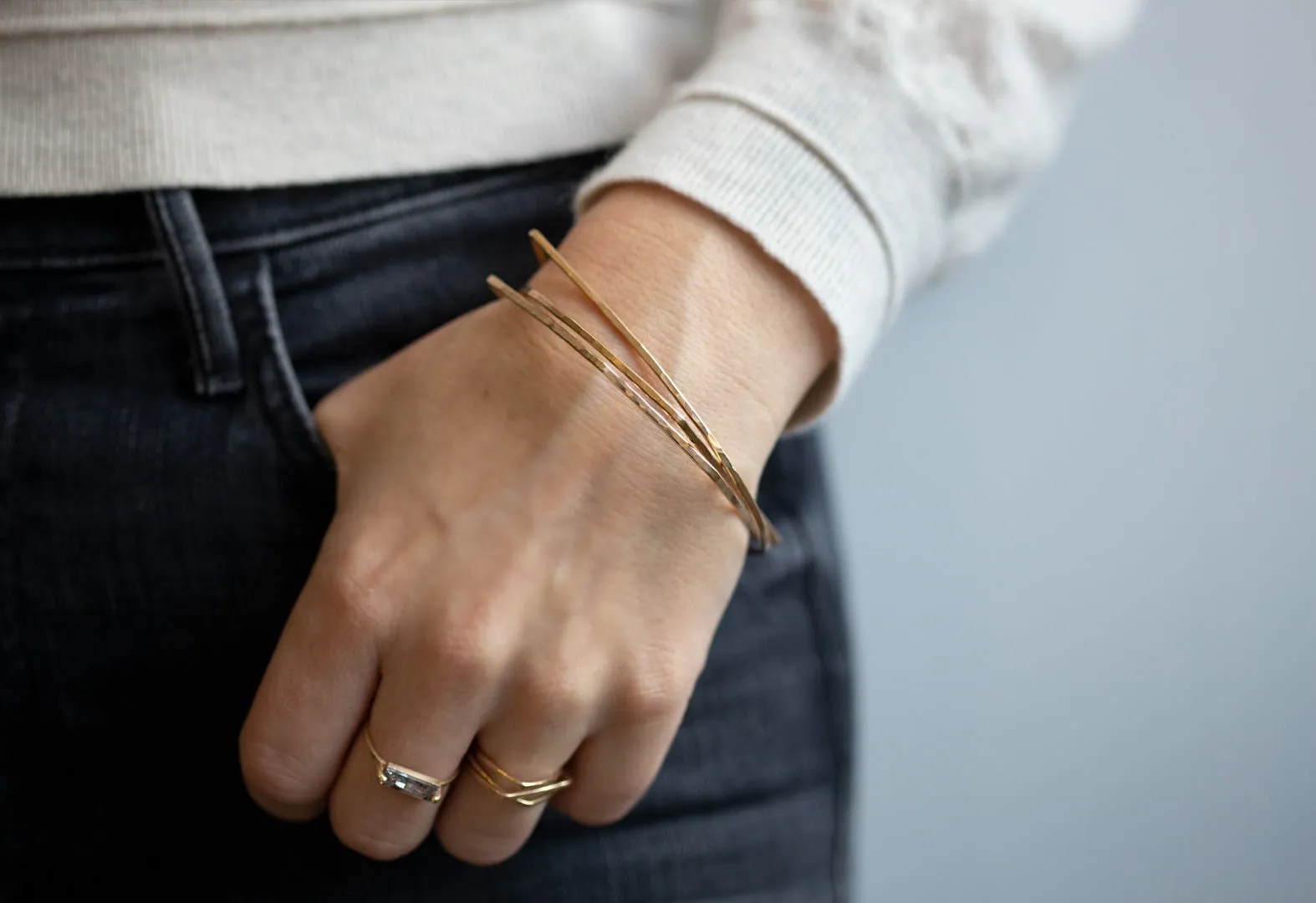 Geometric Stacking Bangles