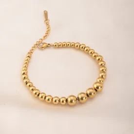 Gold Beaded Bracelet