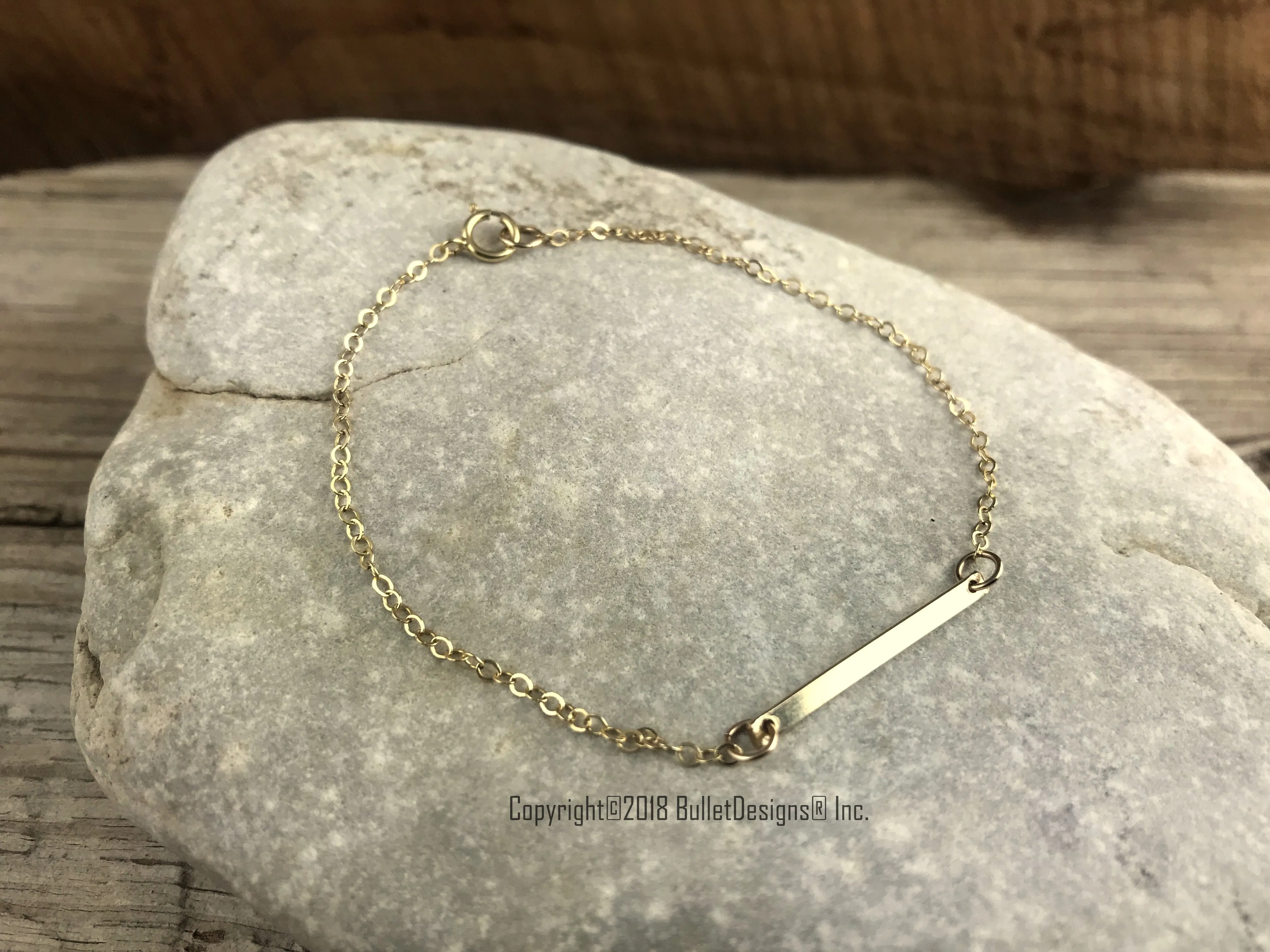 Gold Filled Bar Bracelet