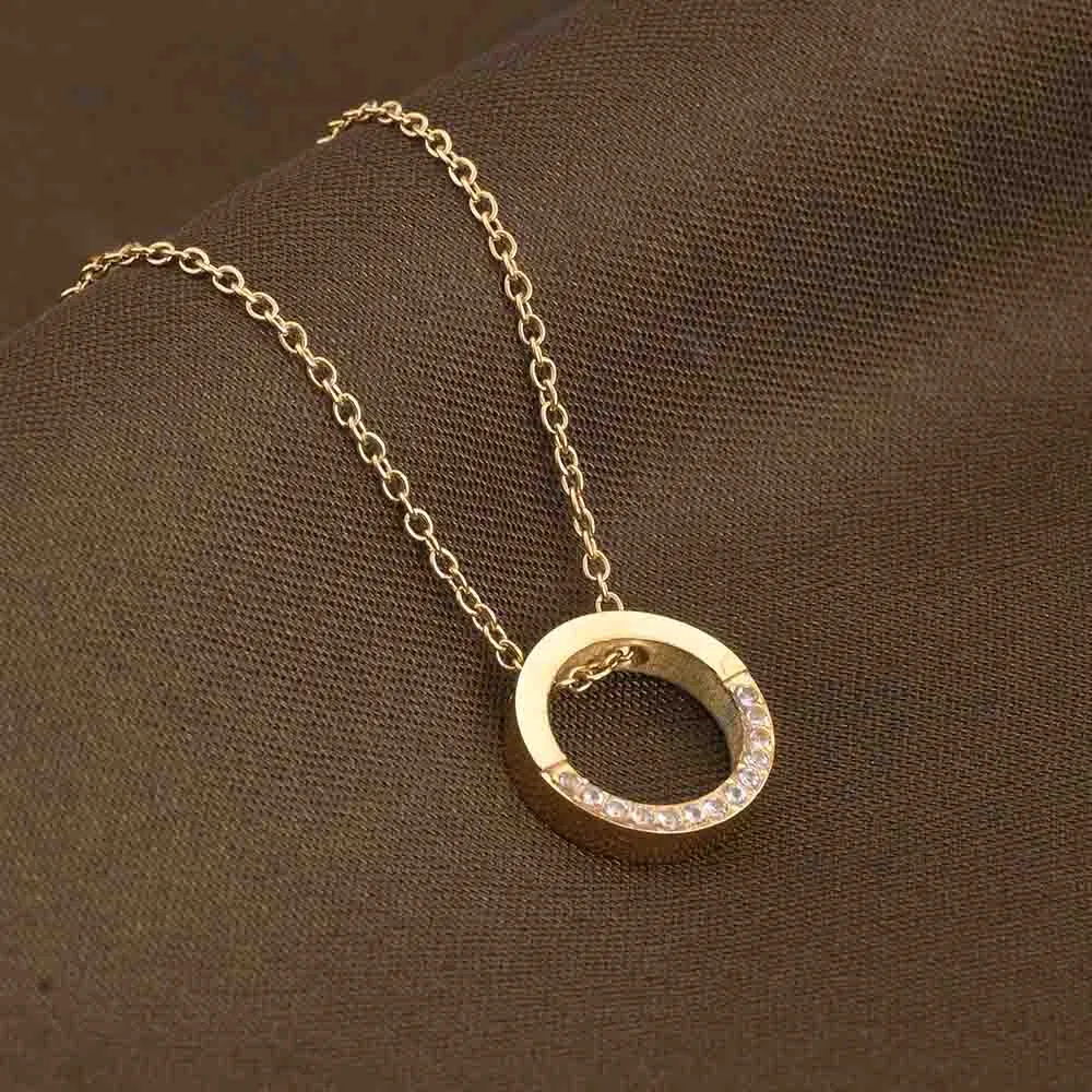 Gold Halo Necklace