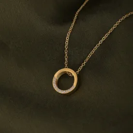 Gold Halo Necklace