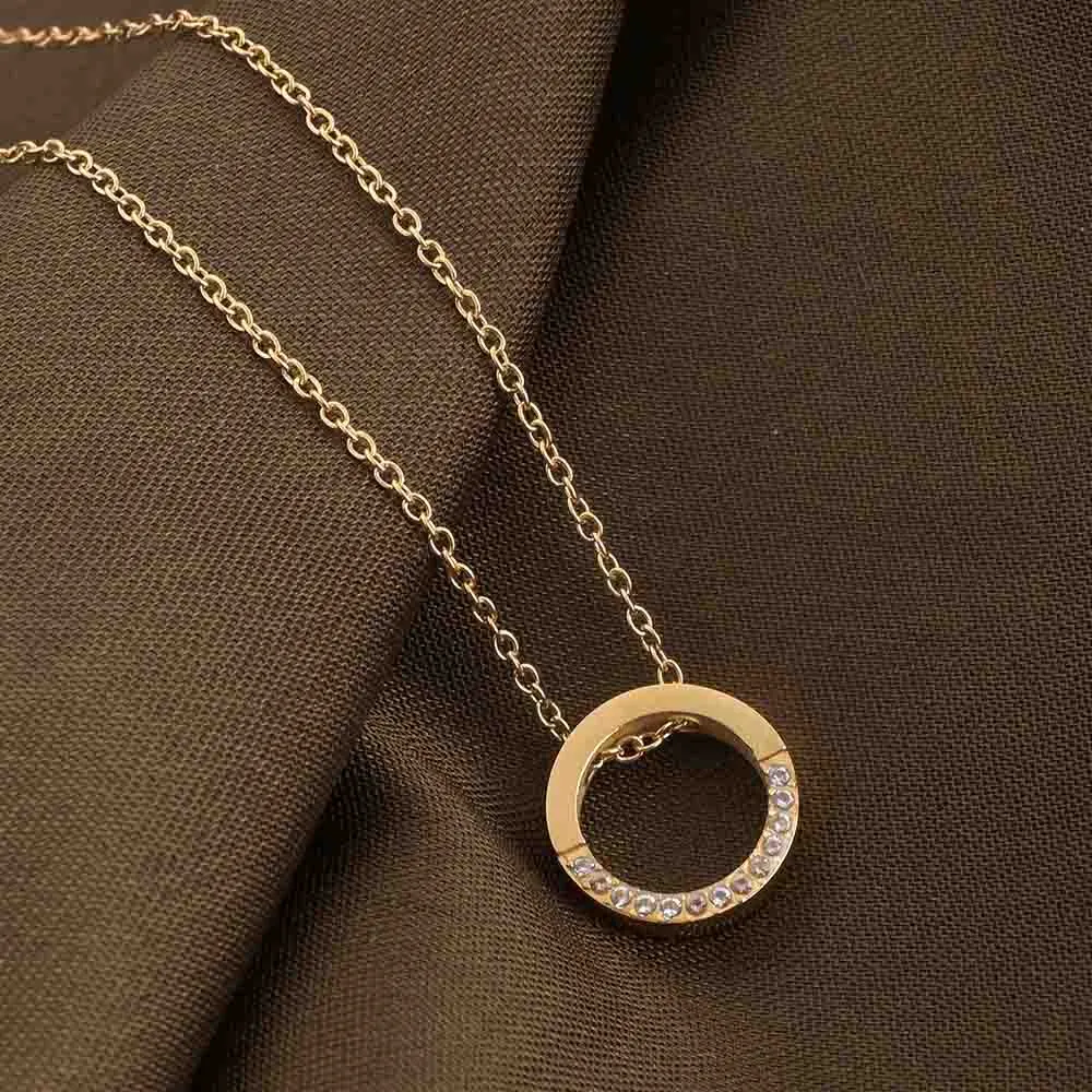 Gold Halo Necklace