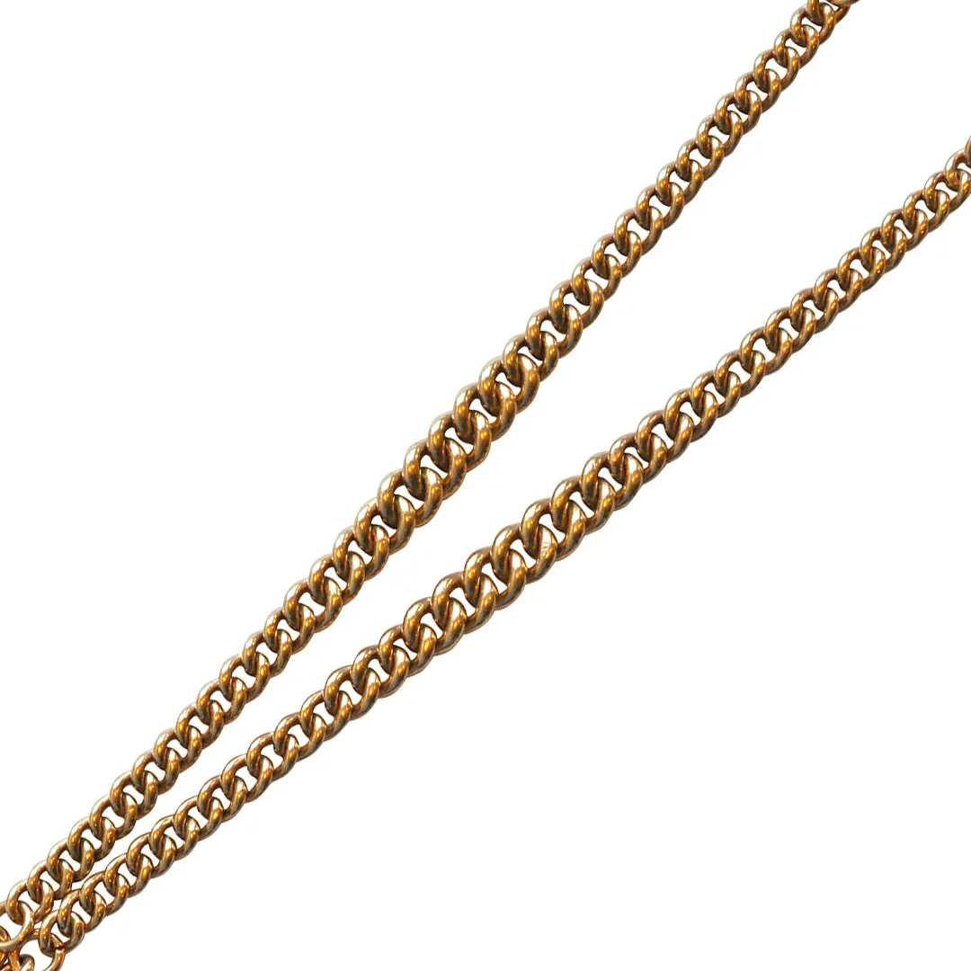 Graduated Curb Link Watch Chain