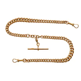 Graduated Curb Link Watch Chain