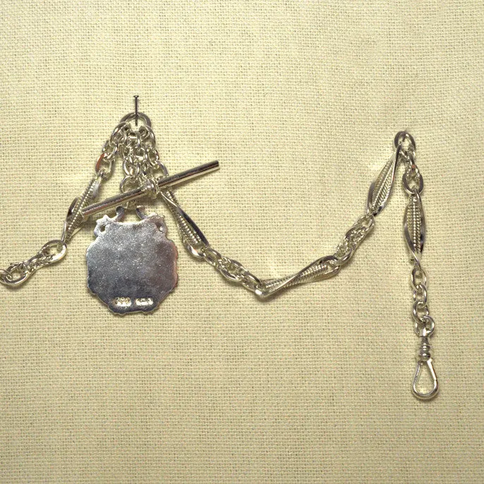 Hallmarked Silver Watch Chain