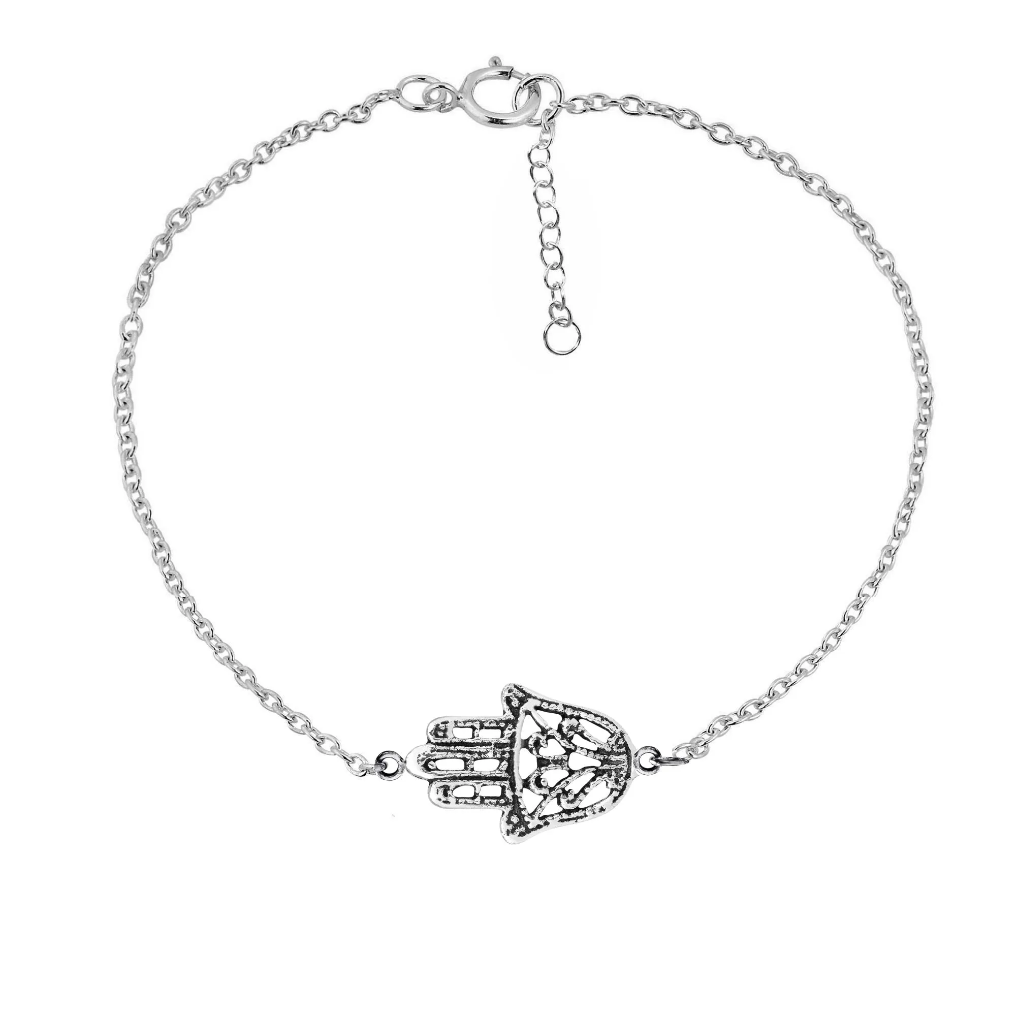 Hamsa Filigree Bracelet