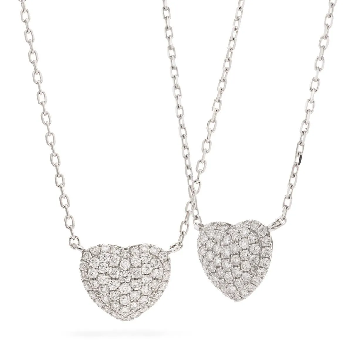 Heart Pave Diamond Pendant