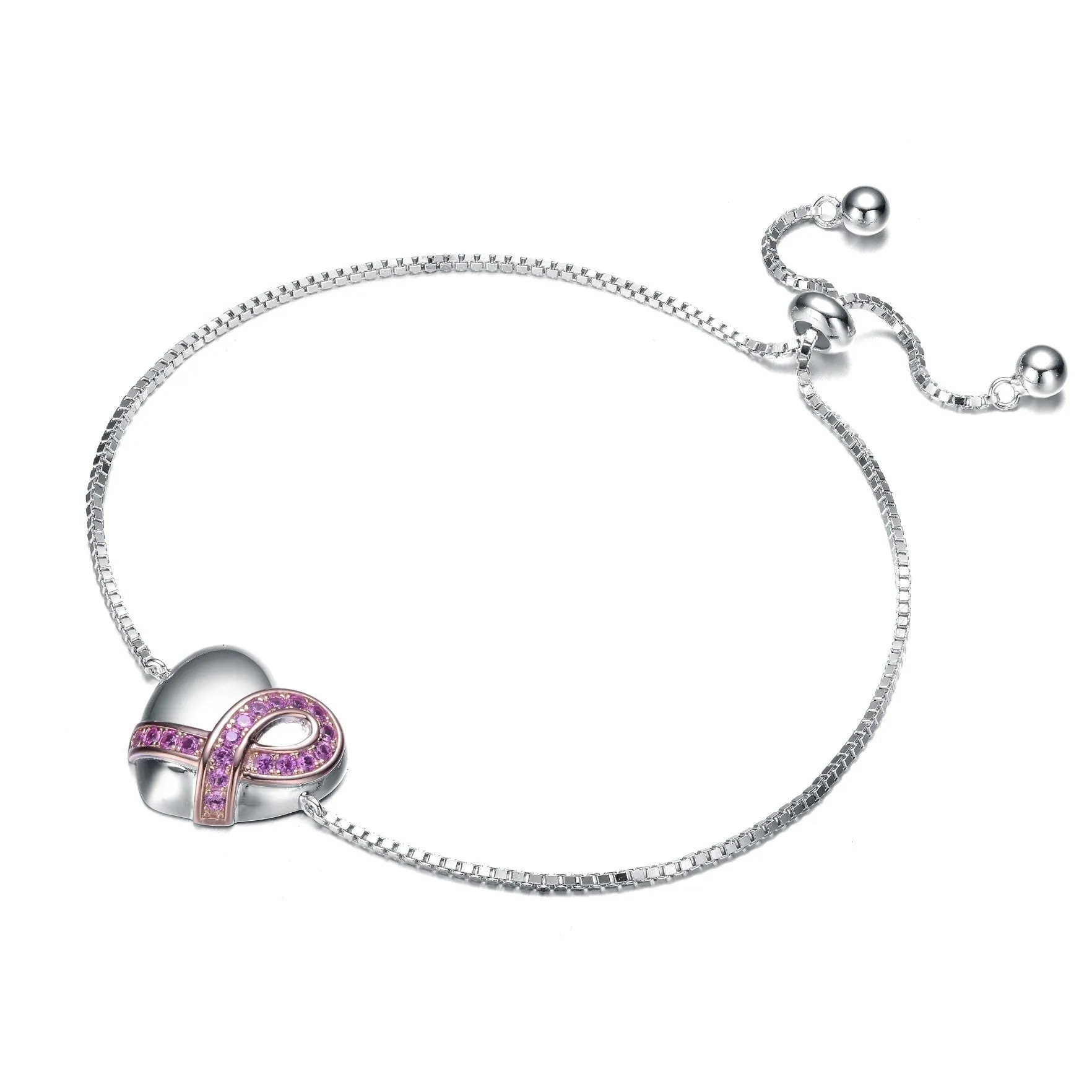 Heart-Shaped Charm Bracelet