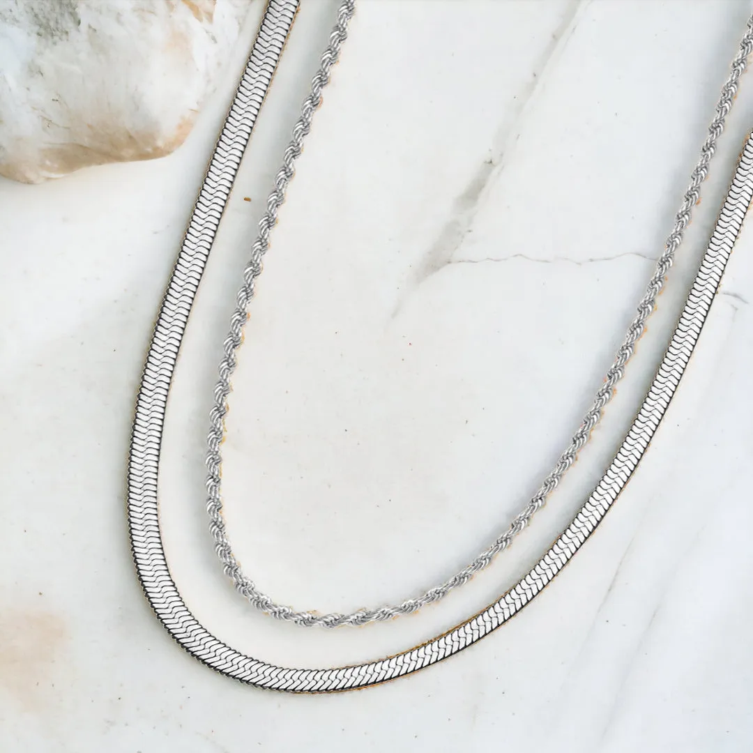 Herringbone   Rope Chain Set