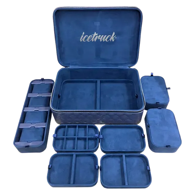 Icetruck Leather Travel Jewelry Case