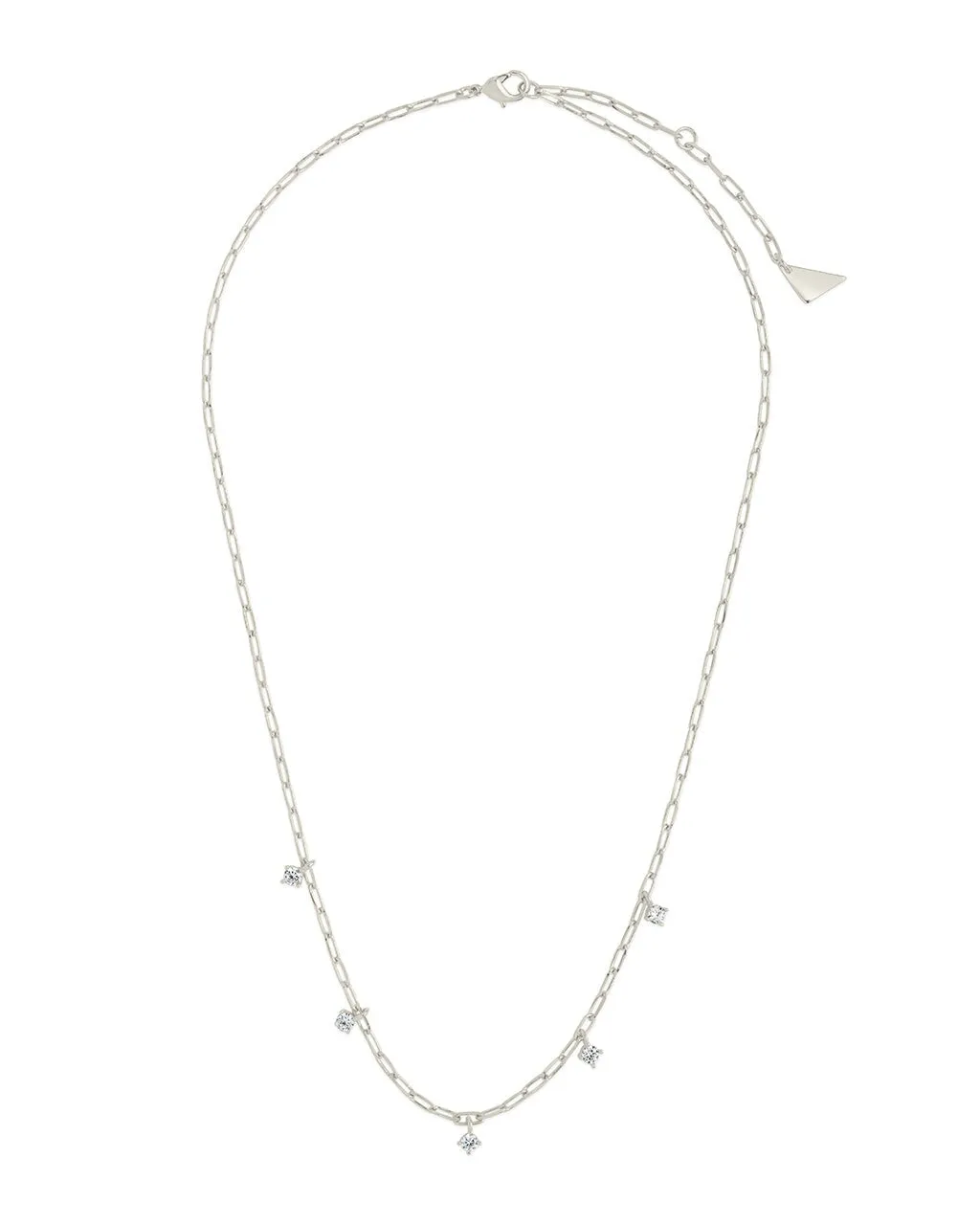 Iskra CZ Charm Necklace