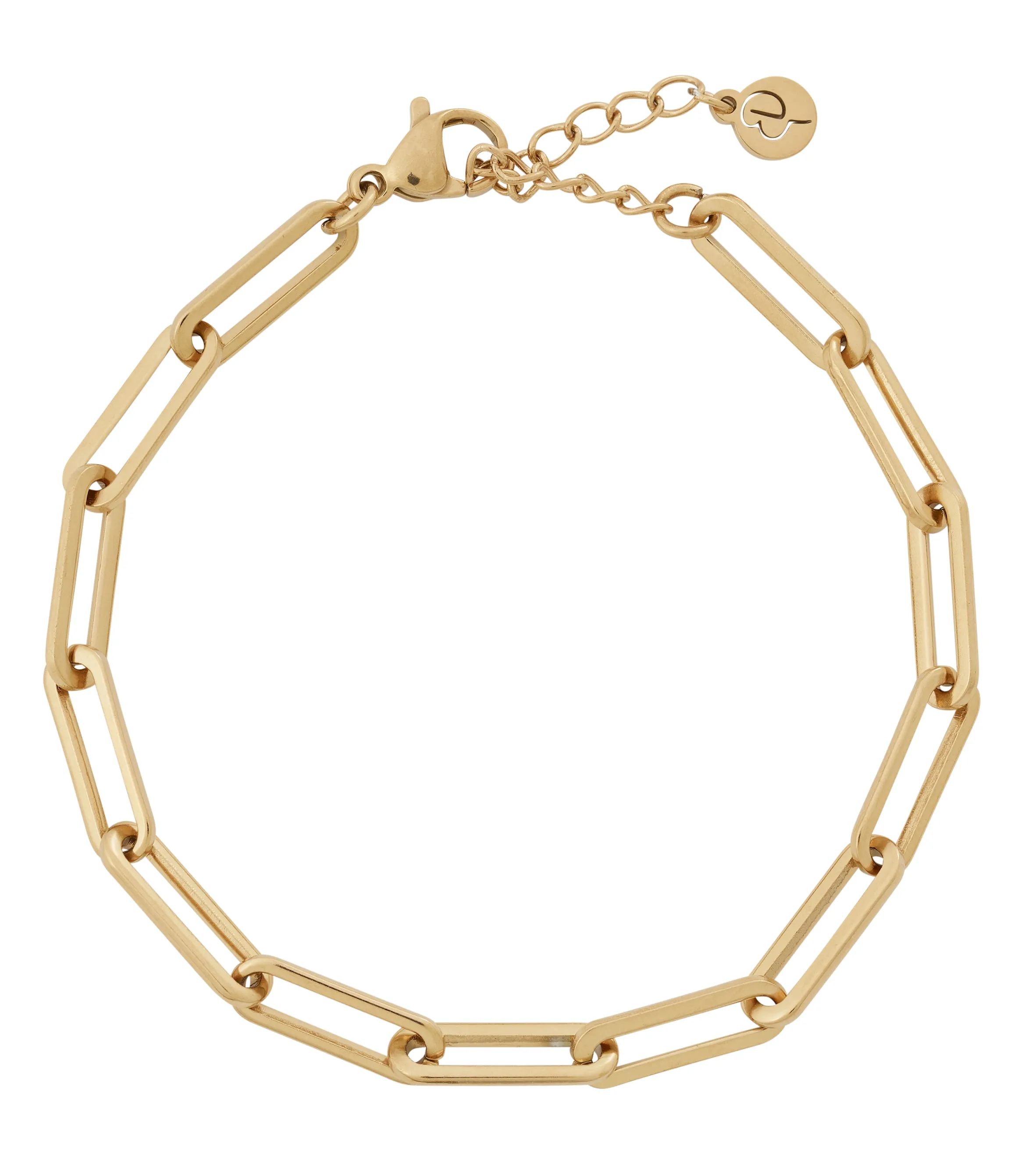 Ivy Chain Bracelet L Gold