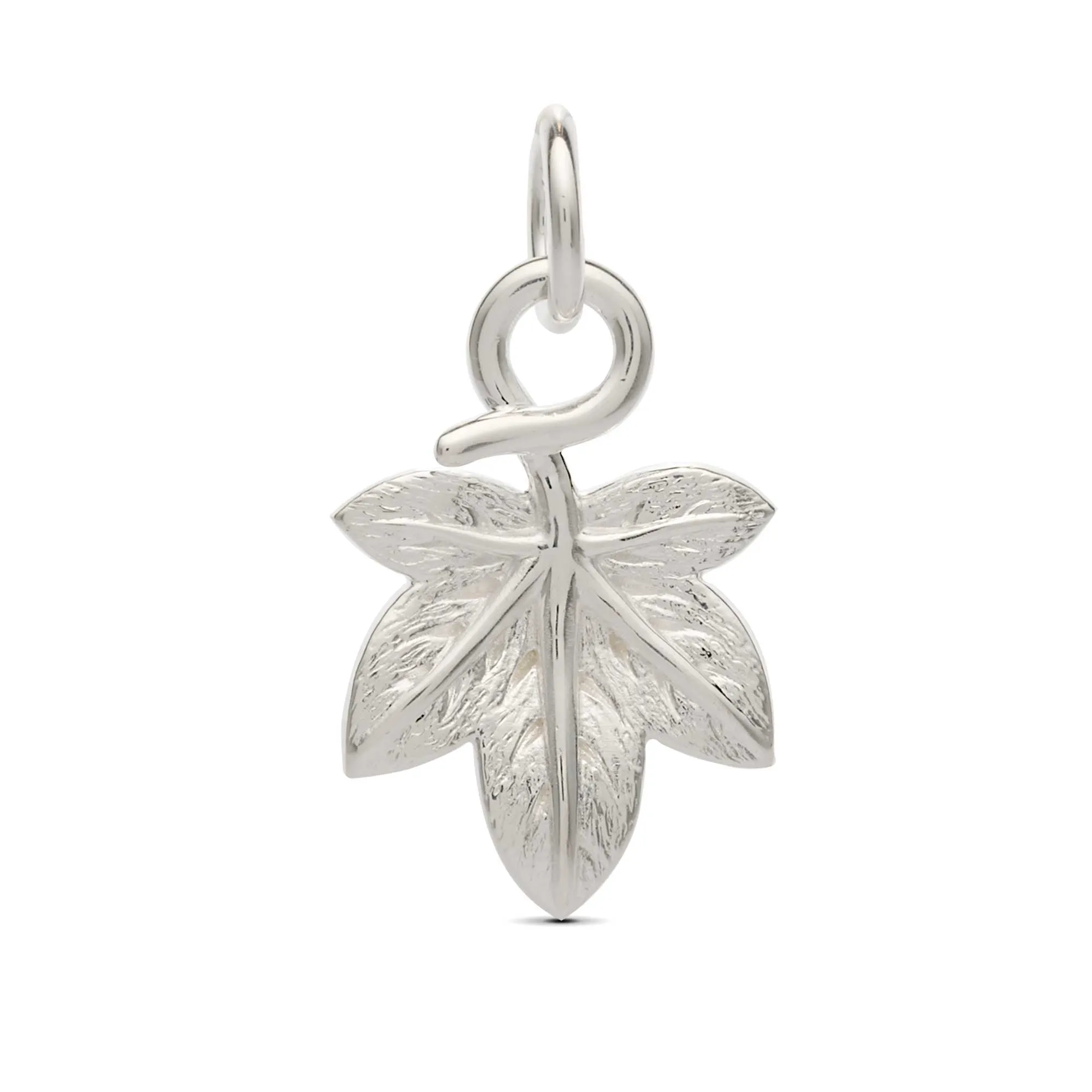 Ivy Leaf Silver Charm