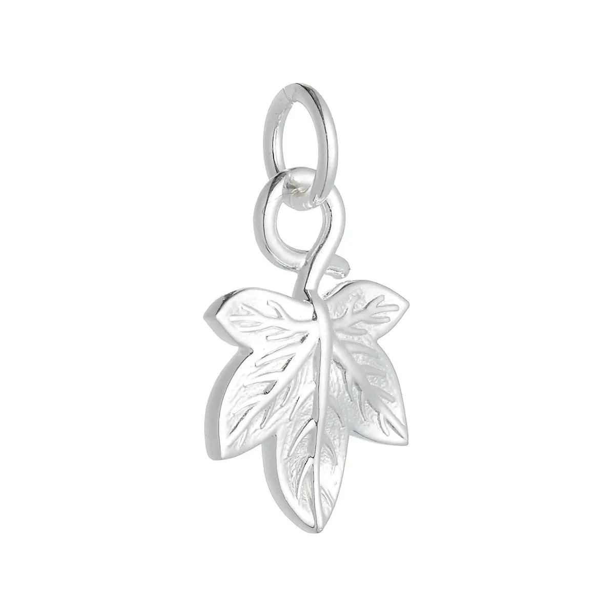 Ivy Leaf Silver Charm