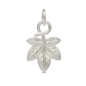 Ivy Leaf Silver Charm