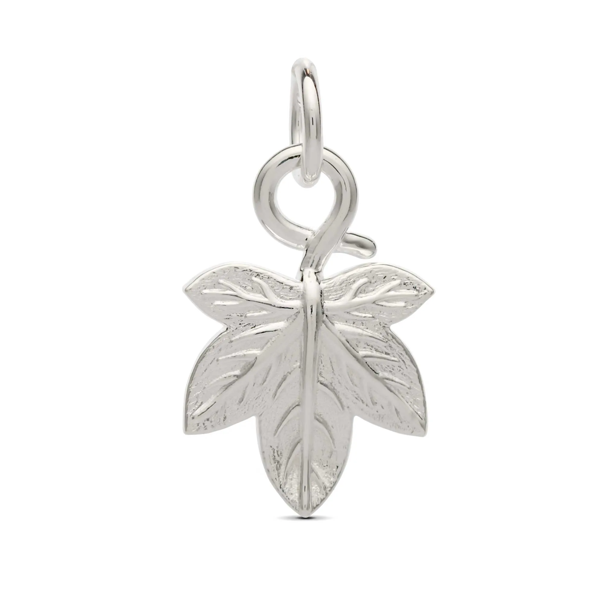 Ivy Leaf Silver Charm