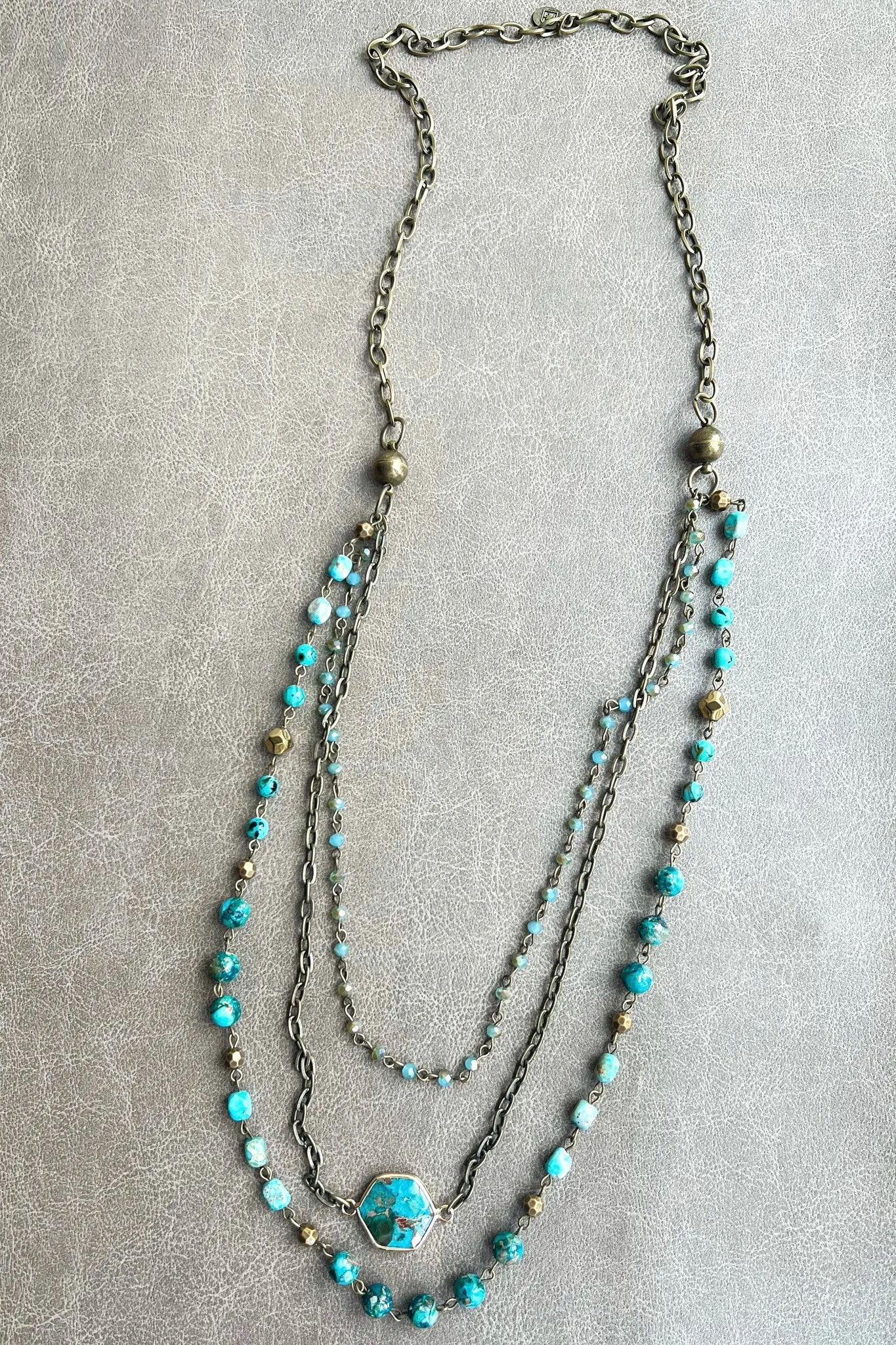 Janet Stone Necklace- Turquoise