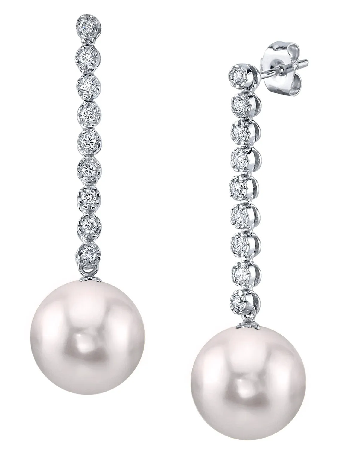 Japanese Akoya Pearl Bellatrix Earrings