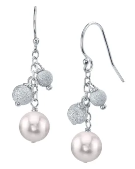 Japanese Akoya Pearl Stardust Earrings