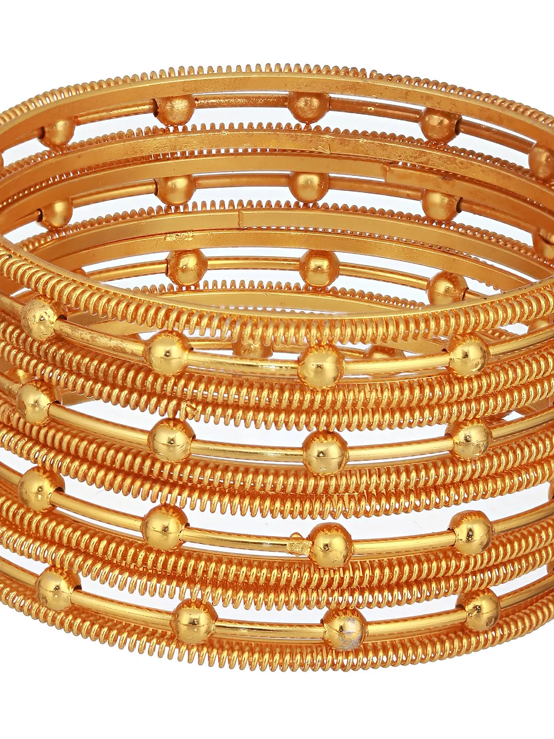 JAZZ Set Of 4 Gold-Plated Bangles