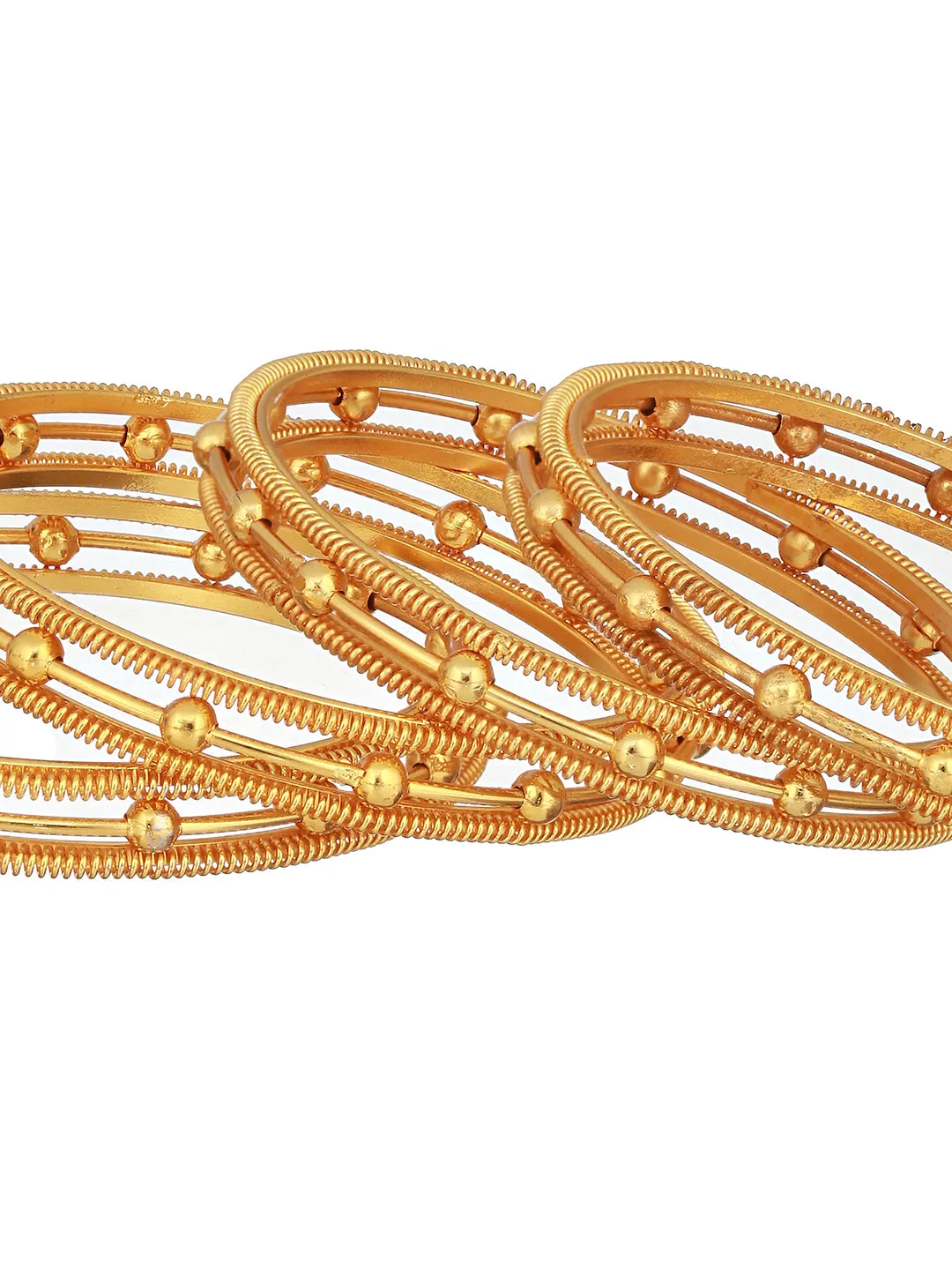 JAZZ Set Of 4 Gold-Plated Bangles