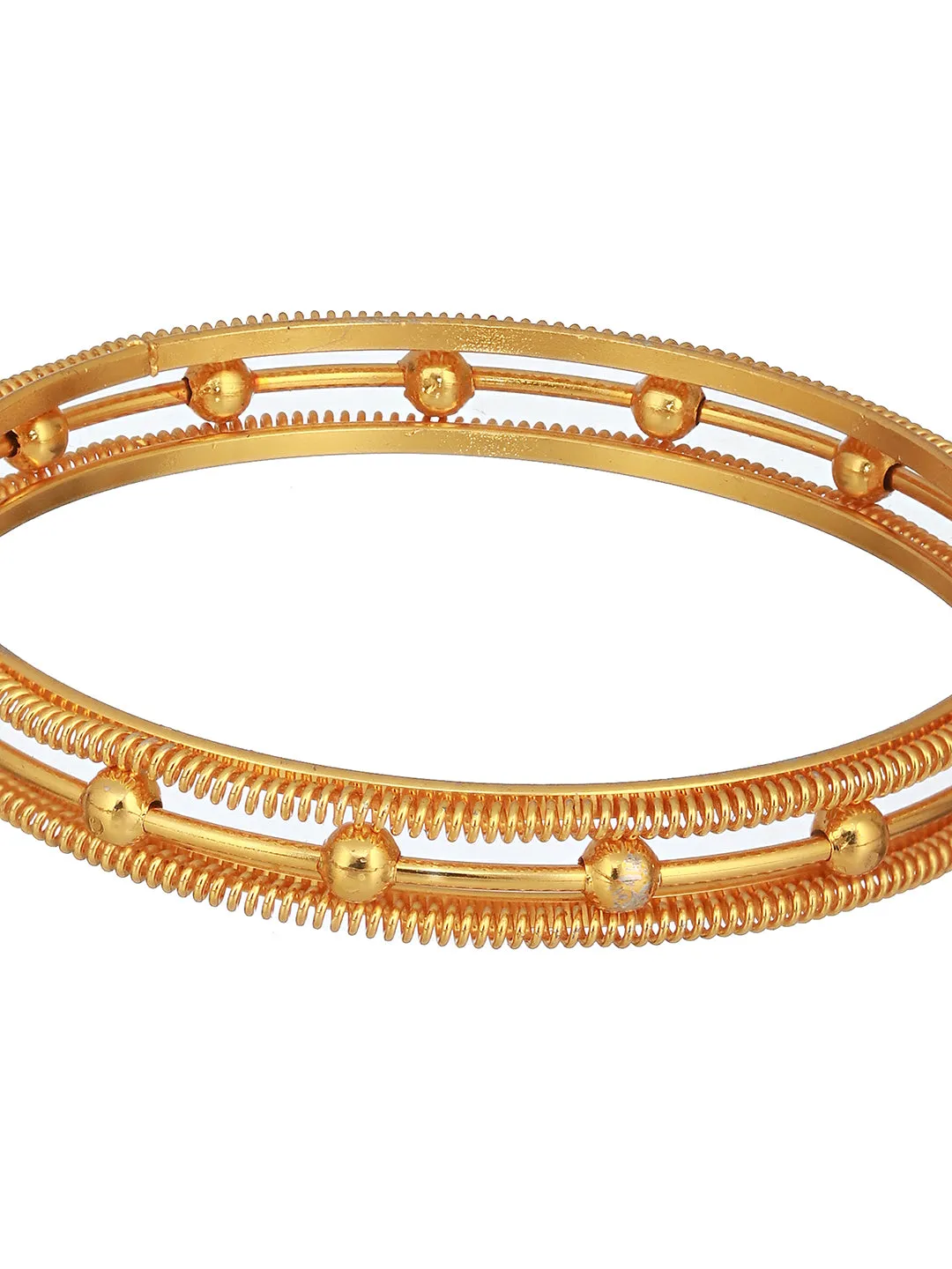 JAZZ Set Of 4 Gold-Plated Bangles