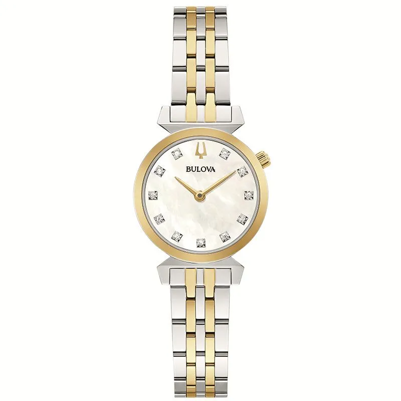 LADIES TWO-TONE BULOVA WATCH