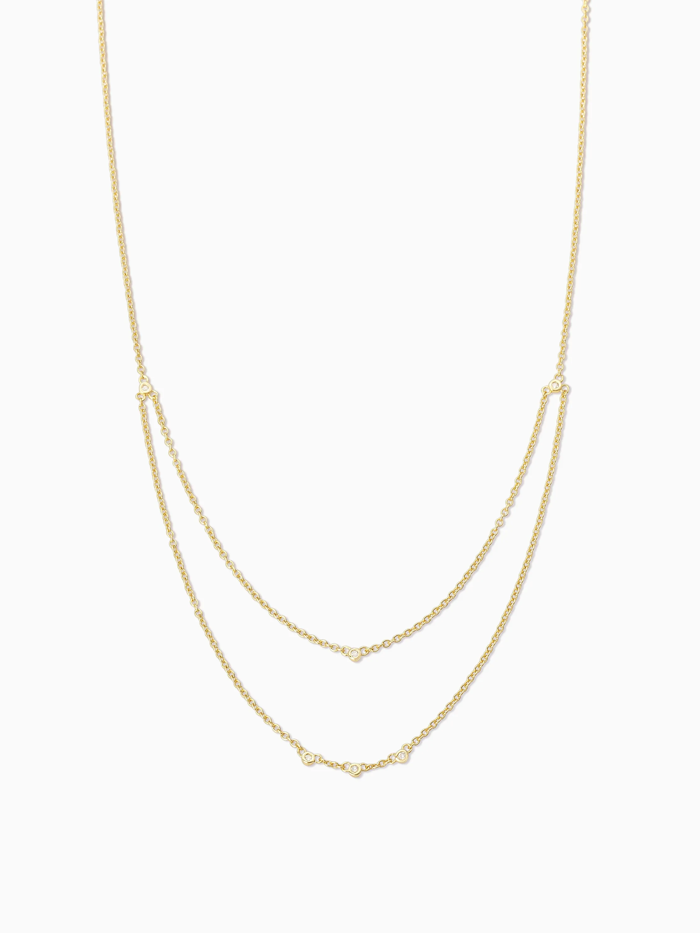 Layered Chain Vermeil Necklace