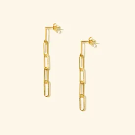 Link Chain Stud Earrings