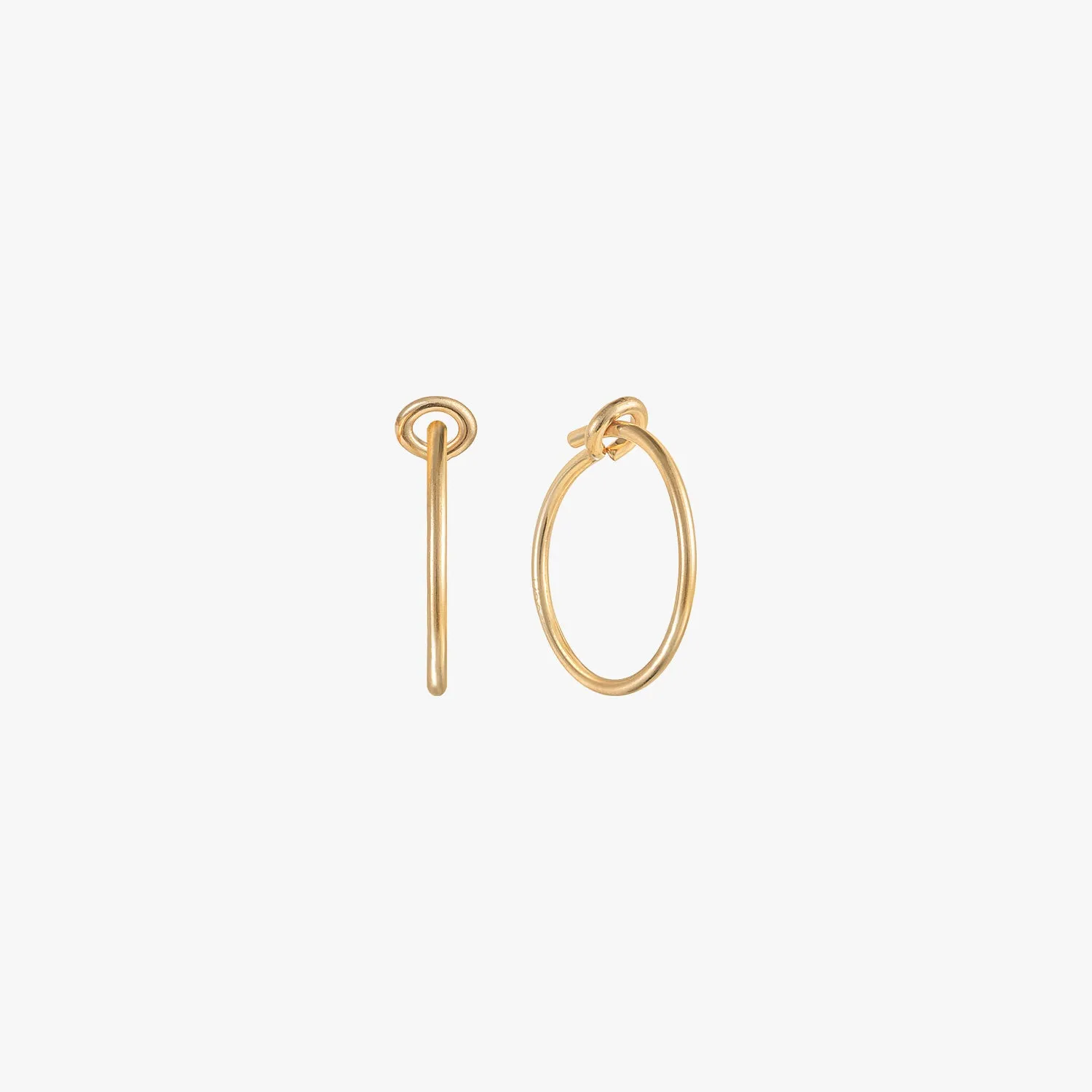 Little Sleeper Hoop Earrings