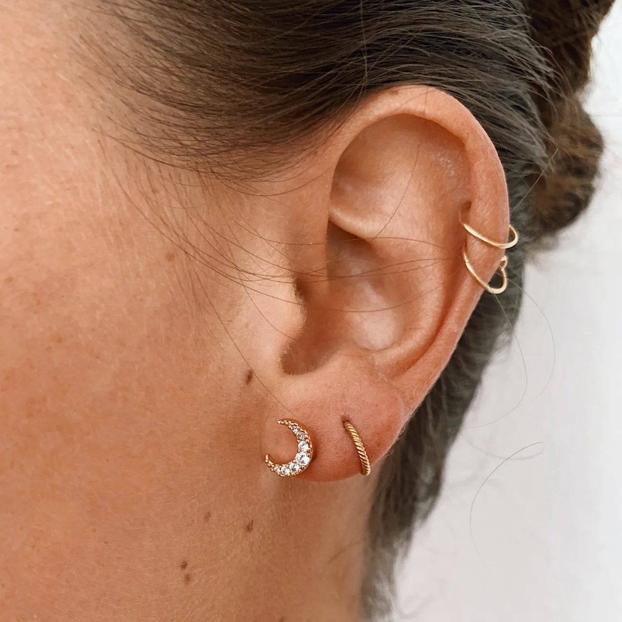 Little Sleeper Hoop Earrings