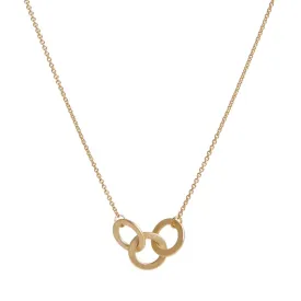 <!--NK623--> three love knots necklace