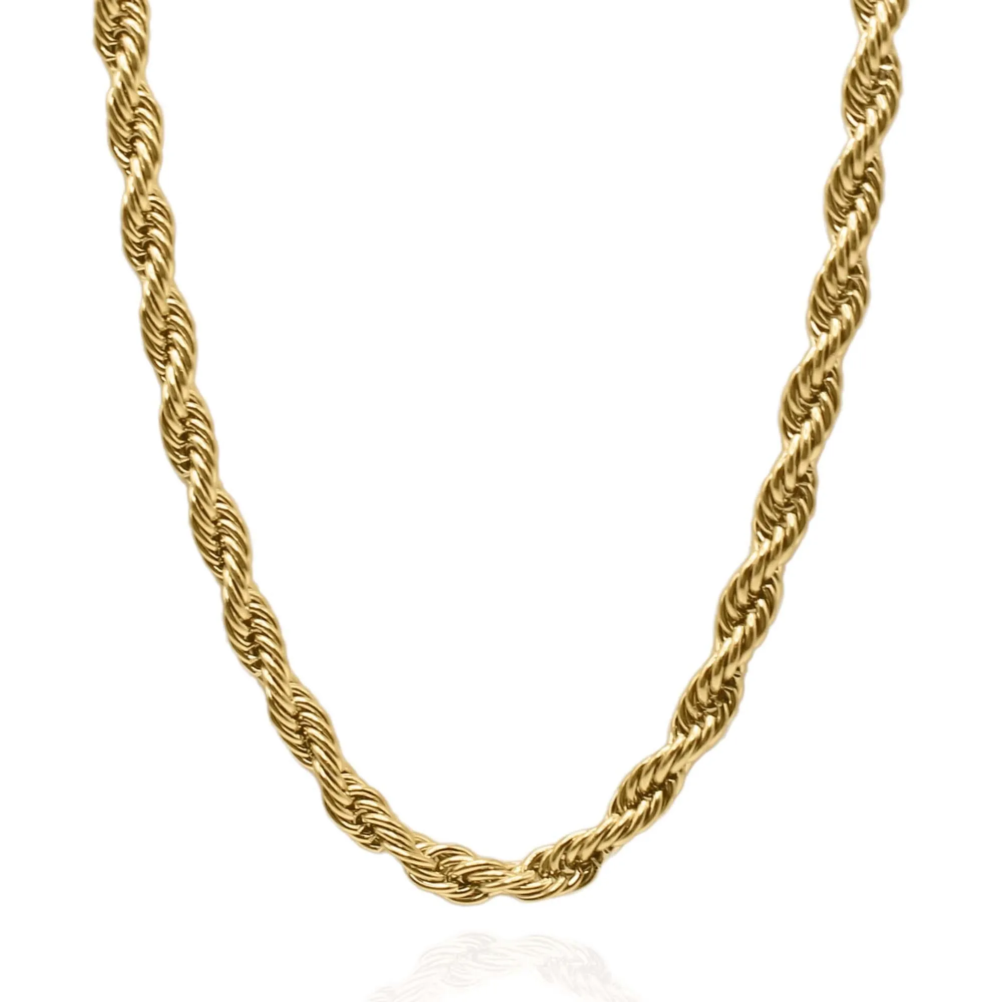 Maia Twist Chain Necklace | 18K Gold Plated