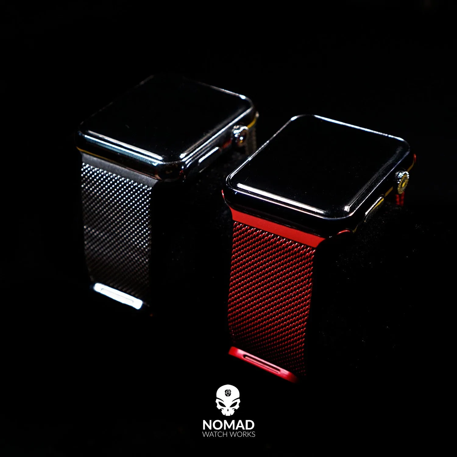 Milanese Mesh Strap in Red (Apple Watch)