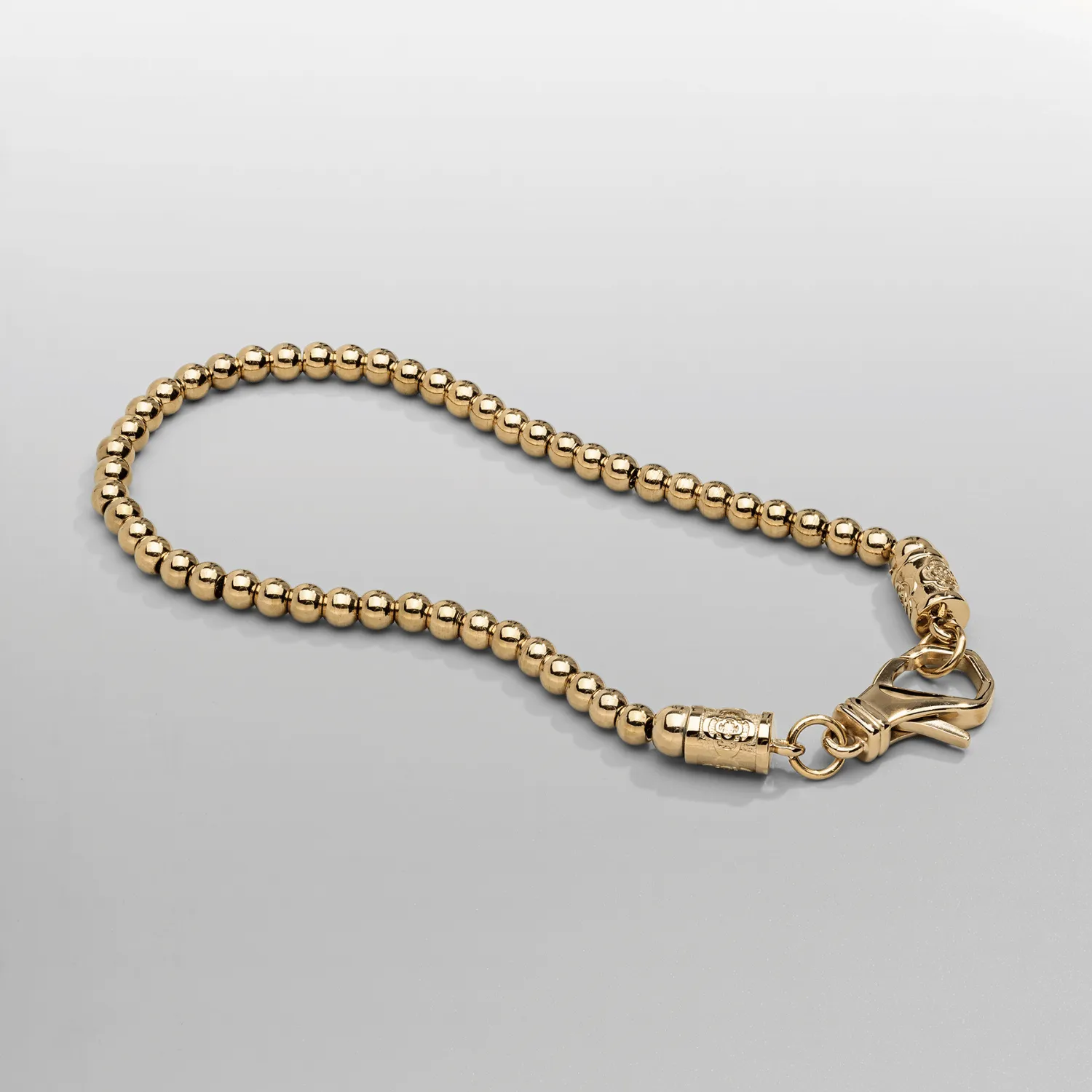 Mini Chrome Ball Bracelet (Gold)