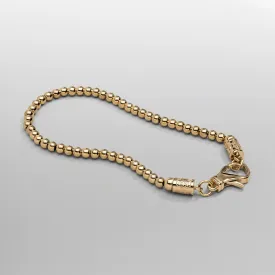 Mini Chrome Ball Bracelet (Gold)