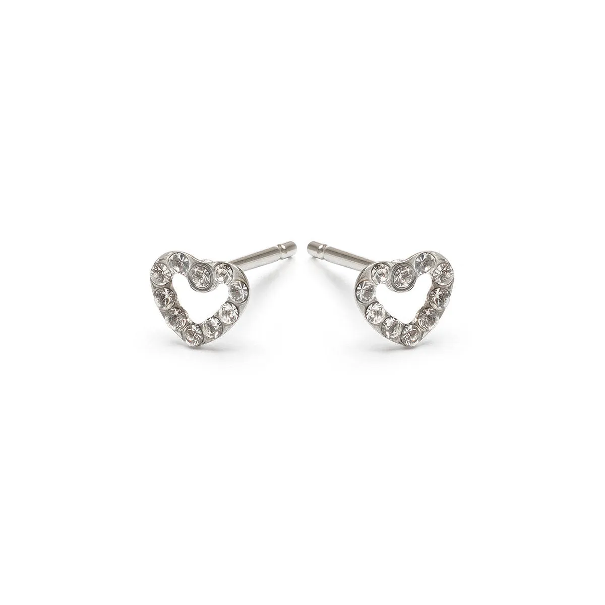 Mini Heart Stud Earrings