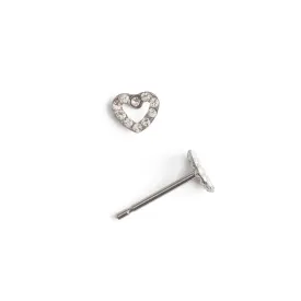 Mini Heart Stud Earrings