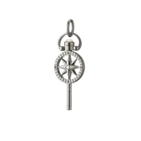 Mini "Adventure" Compass Key with Sapphire