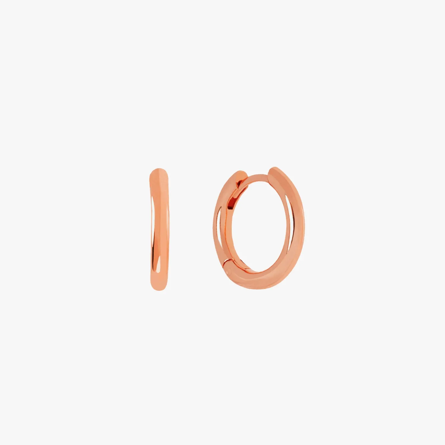 Minimal Clicker Hoop Earrings