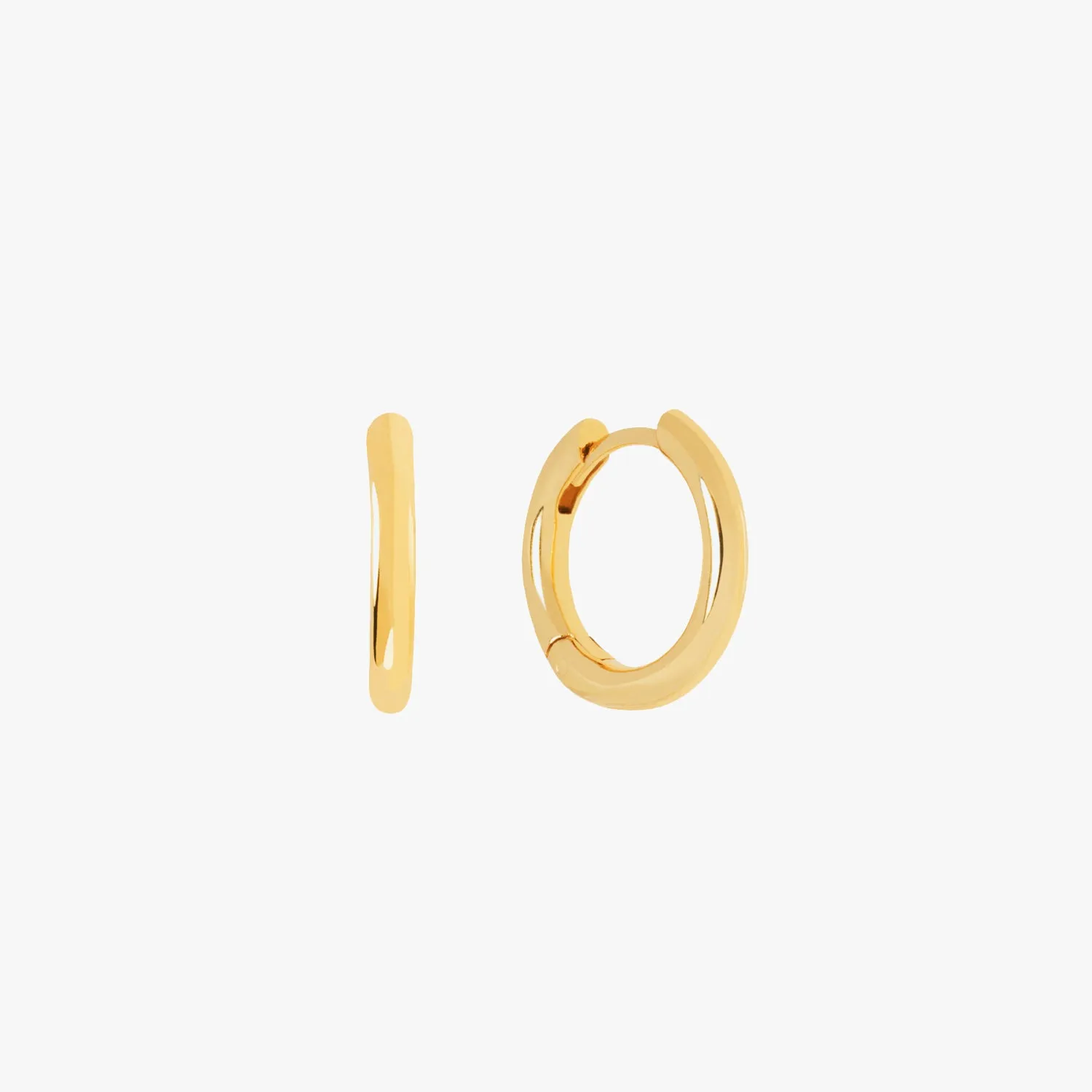 Minimal Clicker Hoop Earrings