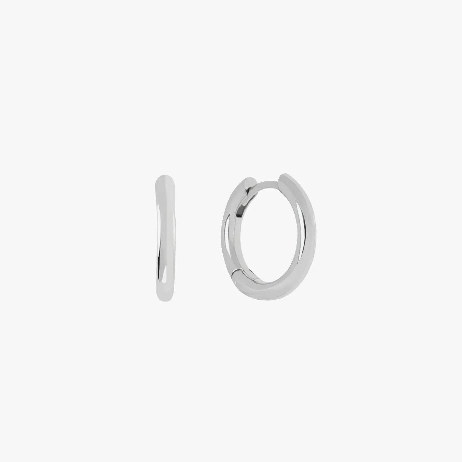 Minimal Clicker Hoop Earrings