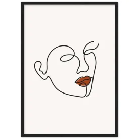 Minimalist Face Art