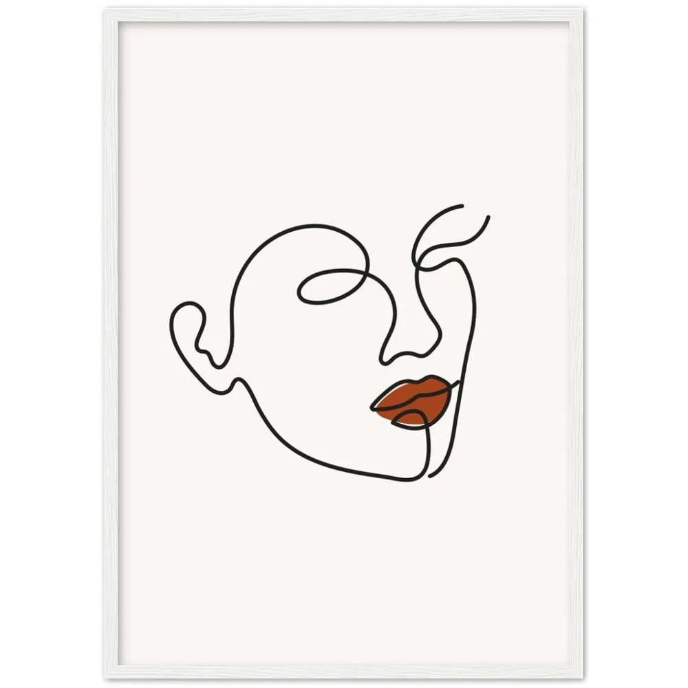 Minimalist Face Art