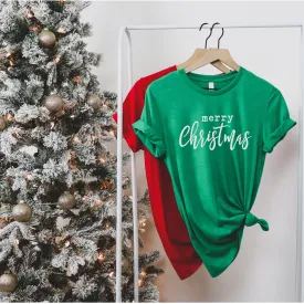 Minimalist Merry Christmas Tee